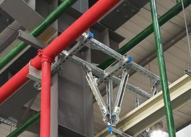 崇信该抗震支架的整体式支吊架结构协调性好